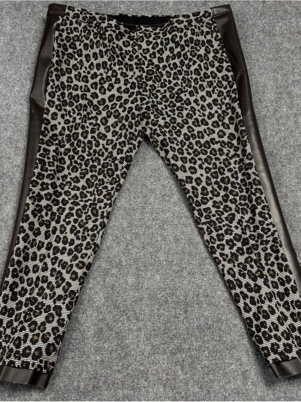 Versace Leopard Print Pants Wmns Sz 54